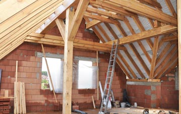 Llanyre attic trusses